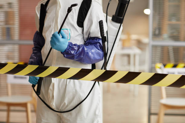 Professional Infectious Disease Decontamination technician working in Placedo, TX